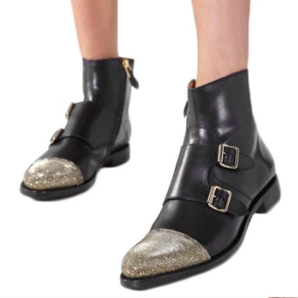 The office of Angela Scott Mr. Dean Double Monk Strap Boot 39.5